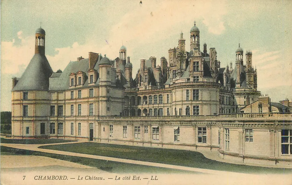 Chambord — O Castelo — O Lado Leste — LL - Frente