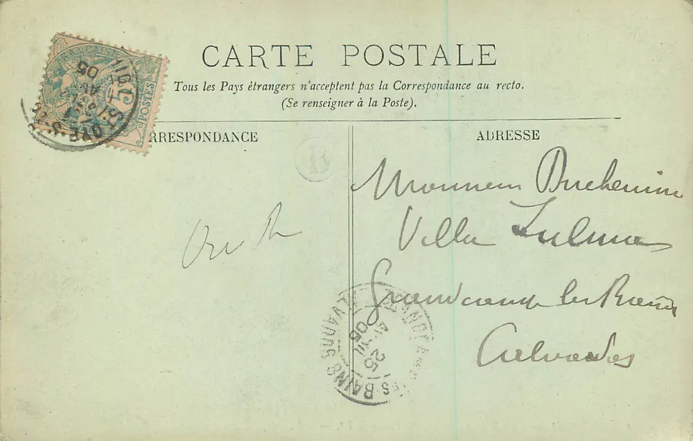Chambord — Le Château — L'Aile François Ier — LL. — N°9 - Verso