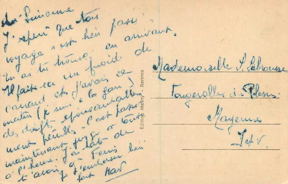 रेन्स — Les Serres du Thabor — Édition Mesny - पीछे