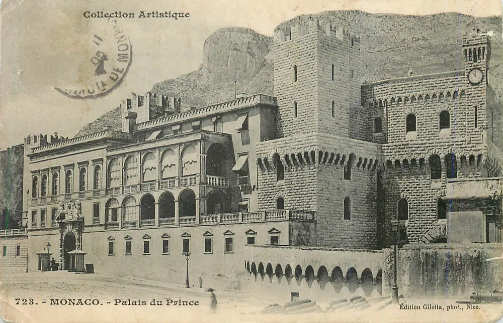 Monaco — Palácio do Príncipe — Edição Giletta, fot., Nice - Frente