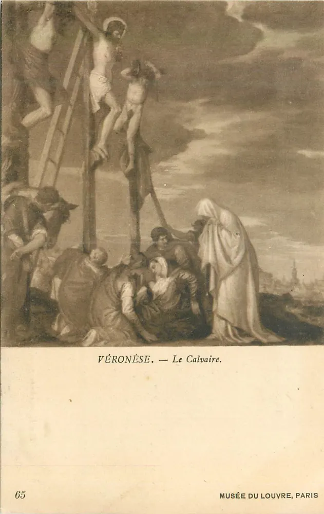 Véronèse — O Calvário — Museu do Louvre, Paris - Frente