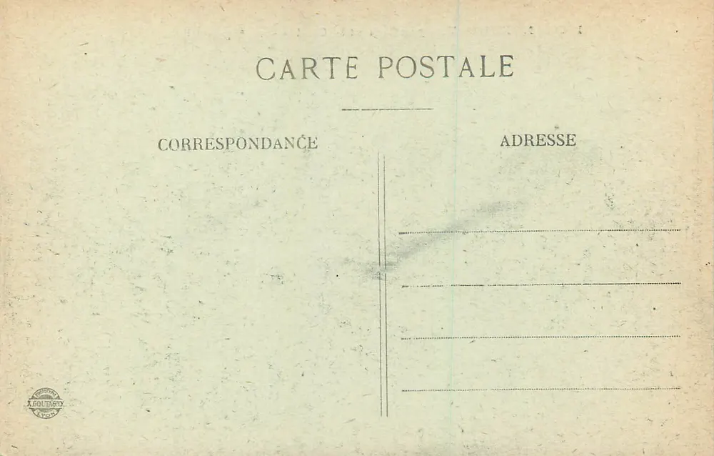 Grenoble — Allgemeiner Blick und die Alpenkette — E.R. - Rückseite