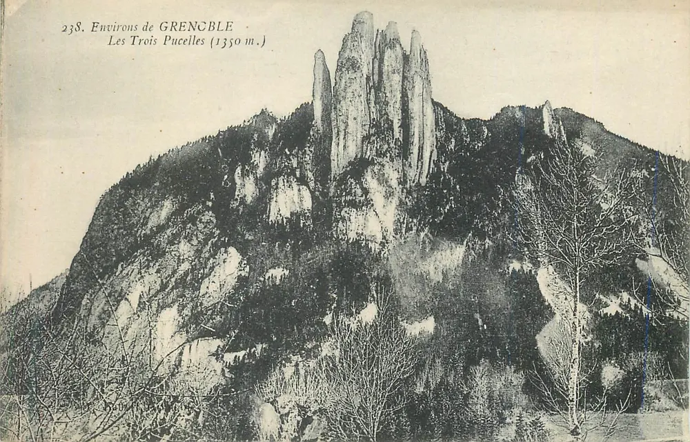 As Três Donzelas (1350 m.) — Arredores de Grenoble — n° 238 - Frente