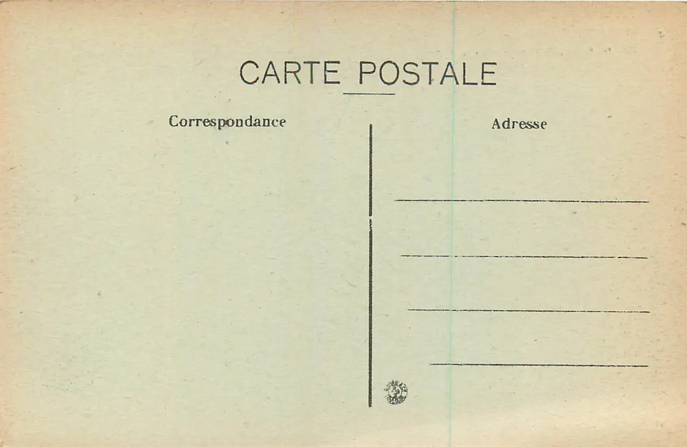 Grenoble — Sonnenuntergang über die Isère und den Casque de Néron (130 m.) — C. Ballot, Grenoble - Rückseite