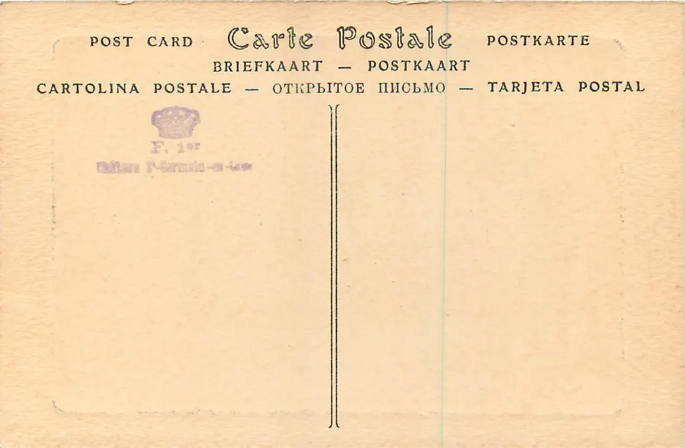 Château de Saint-Germain - La Chapelle — Héliographie de N.D. Phot. n°271 - Verso