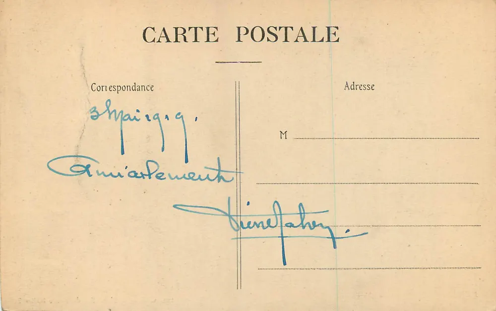 Caen — A escada do Lycée Malherbe - Verso