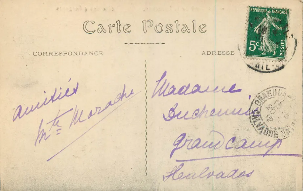 La Rochelle — La Tour de la Lanterne, dite des 4 Sergents. - Verso