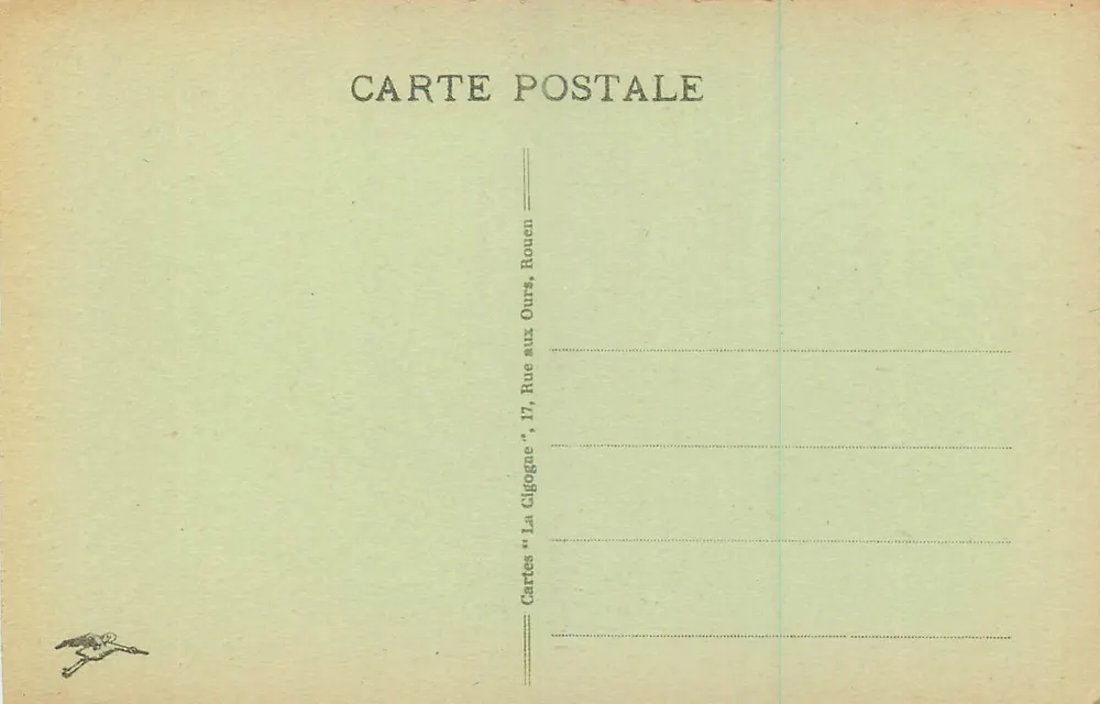 Rouen - Palácio de Justiça - A Torre - Verso