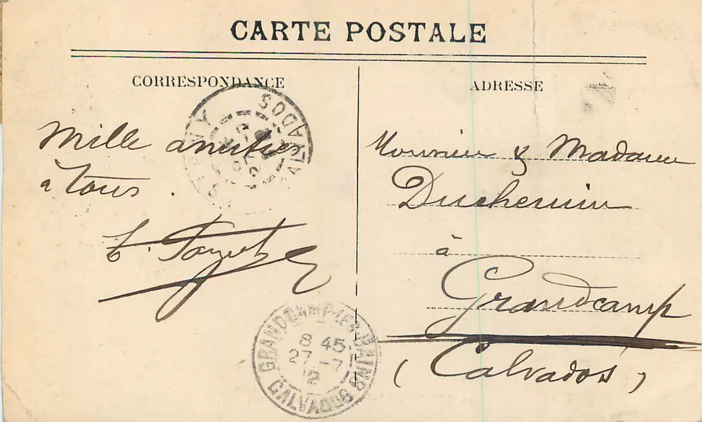 Montpellier - Castelo da Água — AR. 49 - Verso