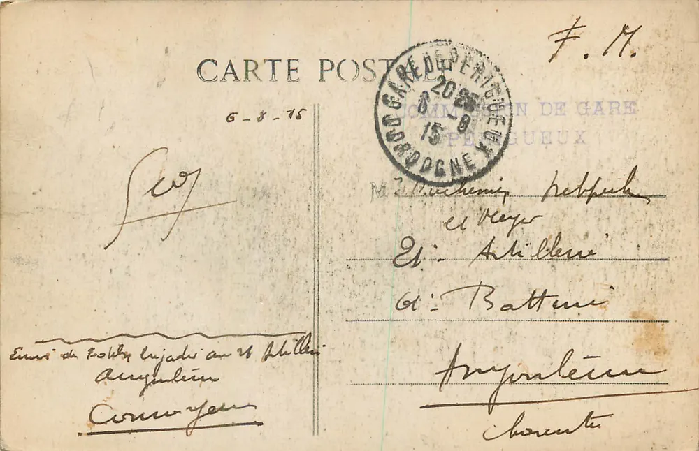 Périgueux — Casa dos Conselheiros (Renascimento) - Verso