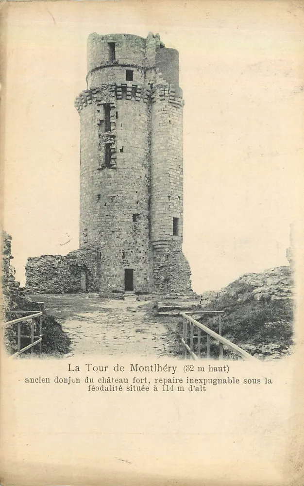 A Torre de Montlhéry — antigo donjon do castelo forte, repaire inexpugnável sob a feudalidade — Edição Trianon, n°216 - Frente