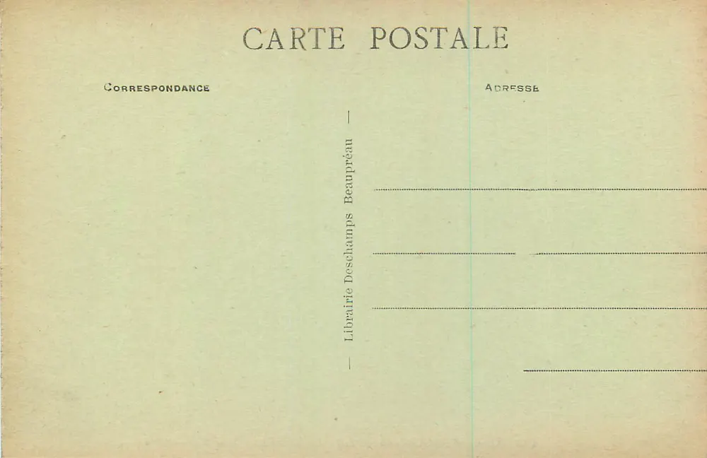 Beaupréau (M.-el-L.) — O Castelo — Vista geral — Livraria Deschamps - Verso