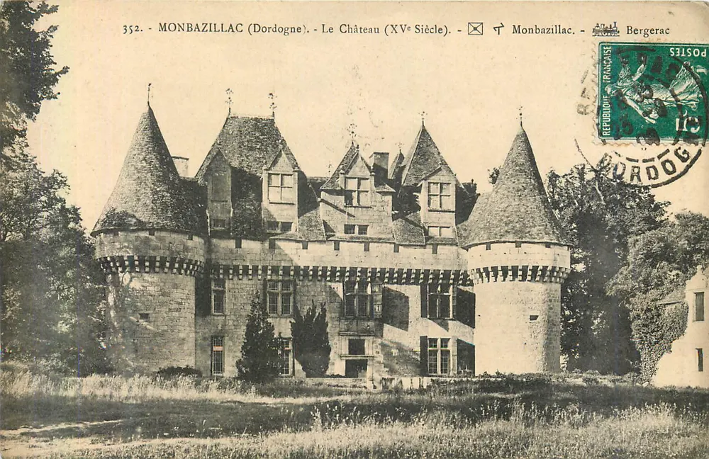 Monbazillac (Dordogne) — Het Kasteel (15e eeuw) — Bergerac - Voorkant