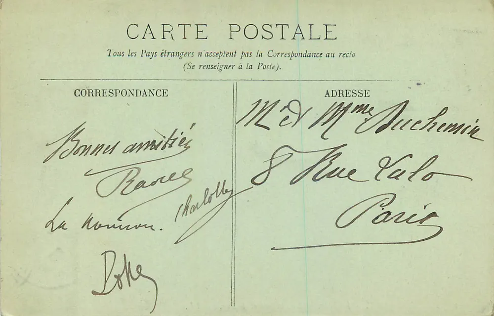 Rambouillet — Le Parc — Le Château et le Lac — LL - Verso