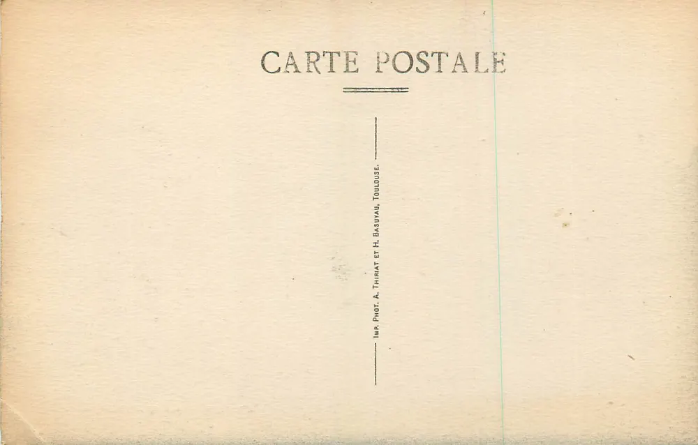 Laval — Der Alte Brücke und das Alte Schloss — Verleger: A. Thiriat und H. Basuyau, Toulouse - Rückseite