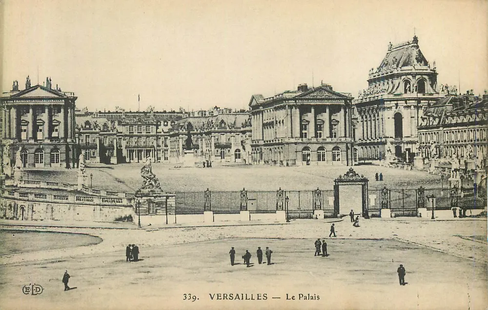Versailles — Pałac — Wydawca E.P.D. n° 339 - Awers