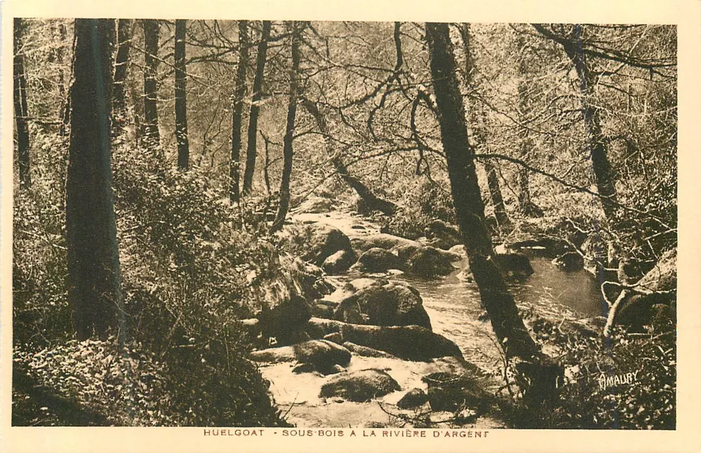 Huelgoat - Sous-bois à la rivière d'argent — Amalufy - Recto