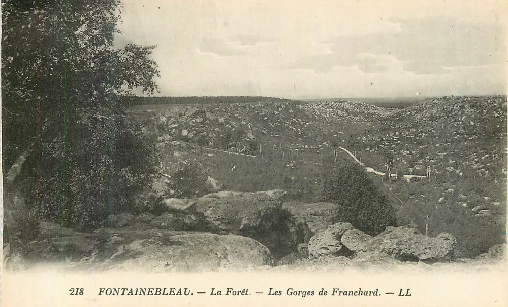 Fontainebleau — Die Forêt — Les Gorges de Franchard — LL - Vorderseite