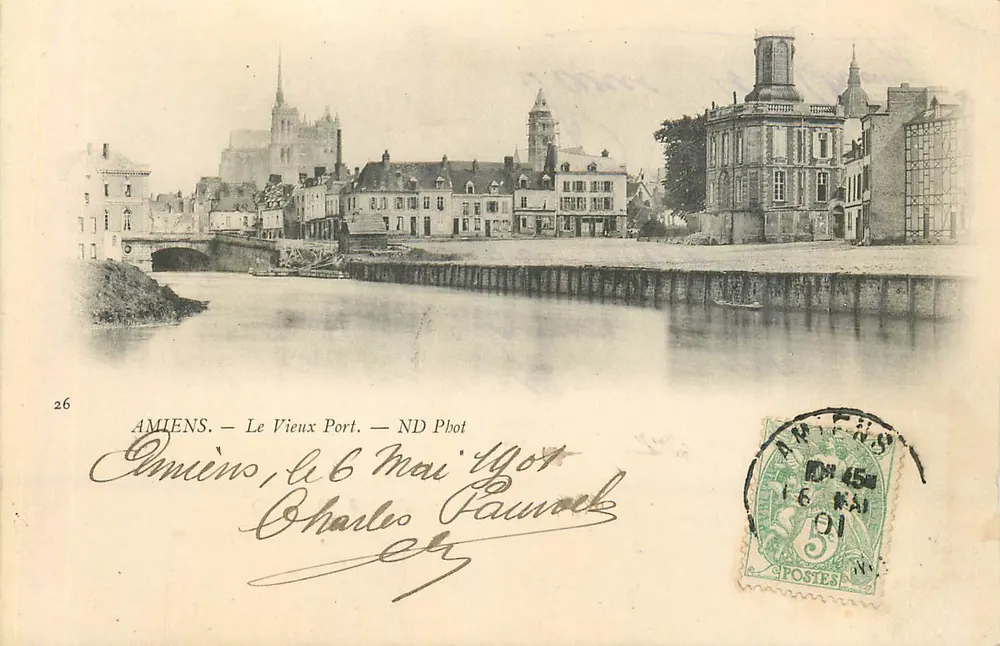 Amiens — Le Vieux Port — ND Phot - Recto