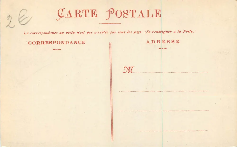 Amiens — O Palácio de Justiça — Edição das Novas Galerias, n°17 - Verso