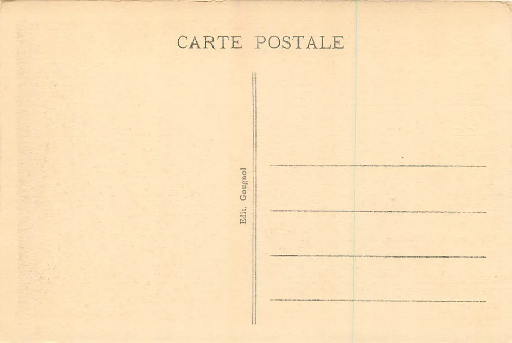 La Bourboule — Estrada do Barragem — A Auvergne Pittoresque — n°3058 — Editor J. Tisal - Verso
