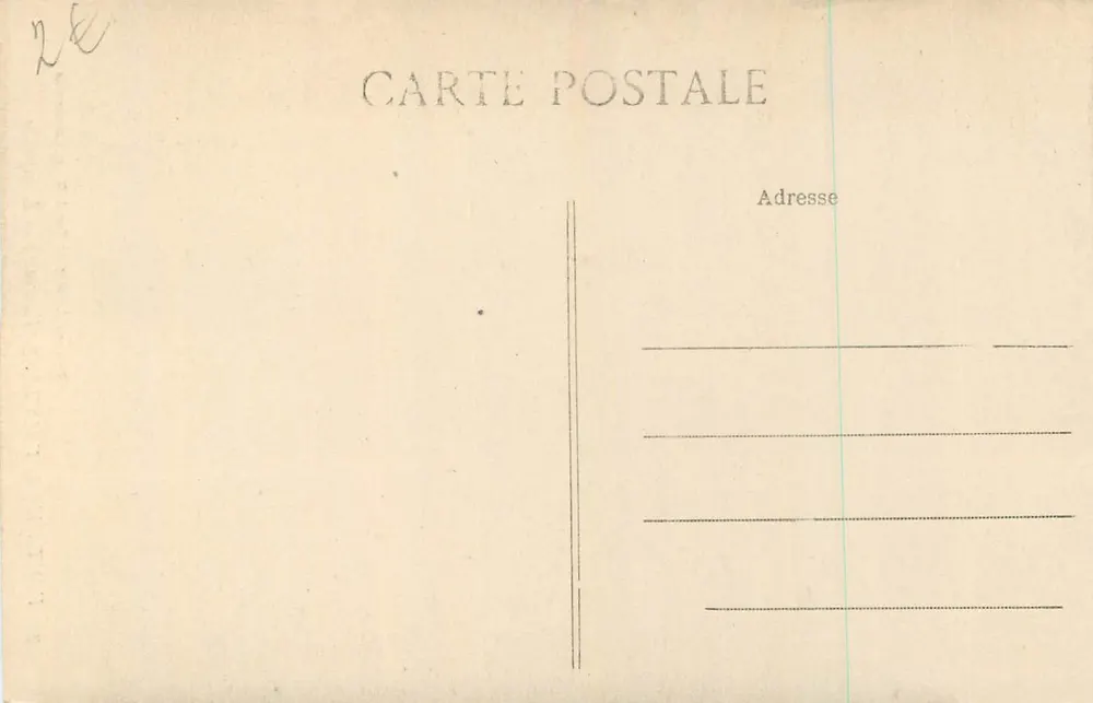 Fontaine de Vaucluse — L'Aiguille — Edições Artísticas Vve J. Brun, Carpentras - Verso