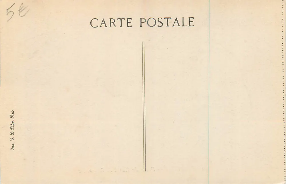 Pertuis — Presa del Canale di Marsiglia — Editore B.D. n°89 - Verso