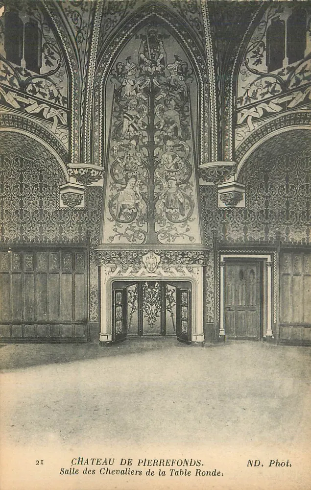 Schloss Pierrefonds — Saal der Ritter der Runden Tafel — ND. Phot. - Vorderseite