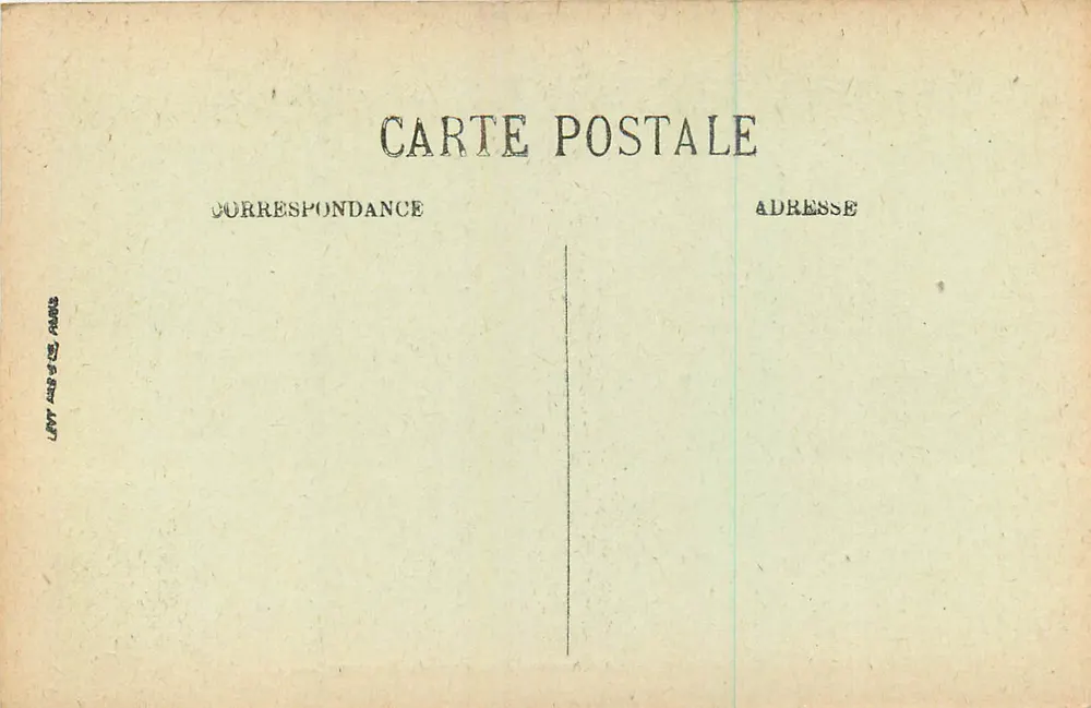 Pierrefonnes — Le Château — La Chambre à coucher du Seigneur — LL. — N°58 - Verso