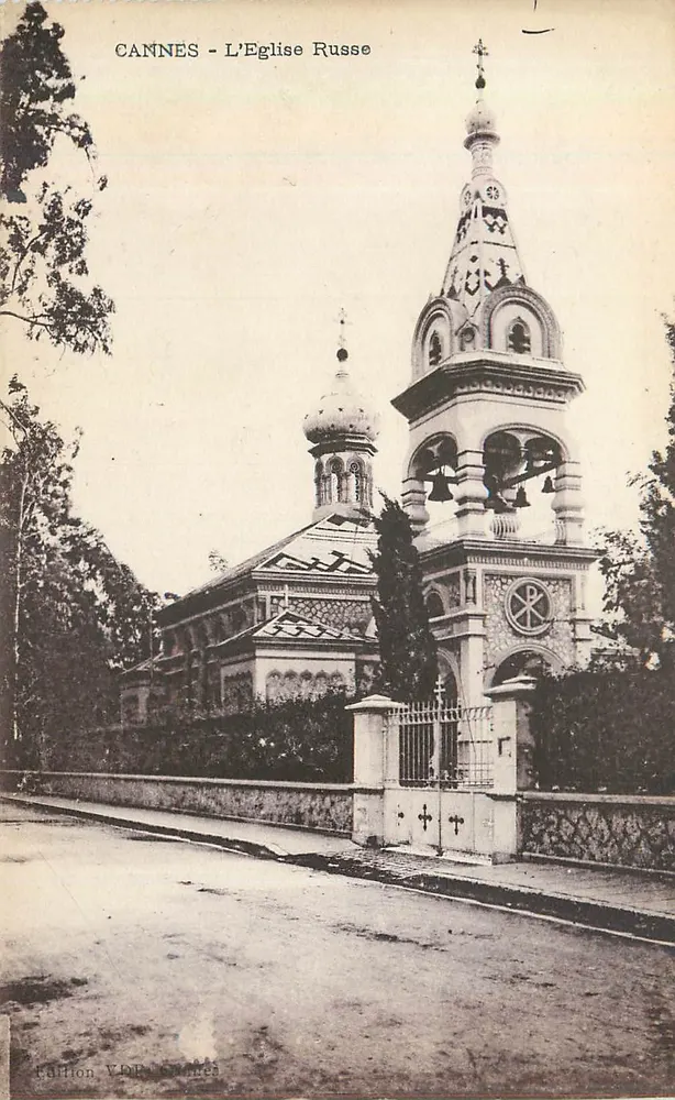 CANNES - A Igreja Russa — editor Vétan-Dorol filho, Cannes - Frente