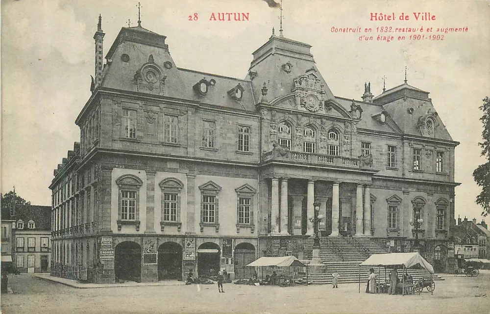 Autun — Hotel de Ville — editor desconhecido, n° 28 - Frente