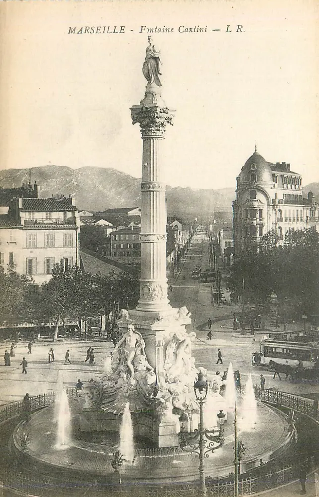 Marseille - Fontaine Cantini — L.R. - Voorkant