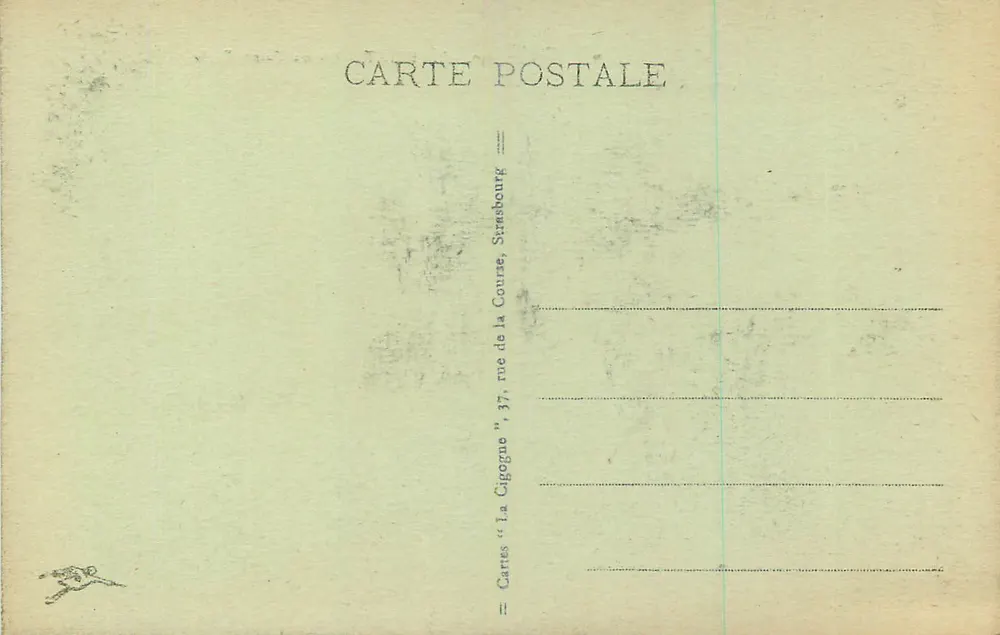 Sélestat - Arsenal Sainte-Barbe — wydawca « La Cigogne », n°30 - Rewers