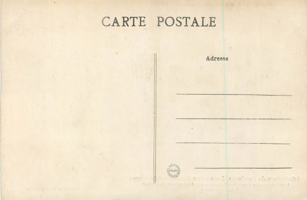 Palast von Fontainebleau — Galerie von Diane (Bibliothek) — Sammlung A. Auriat - Rückseite