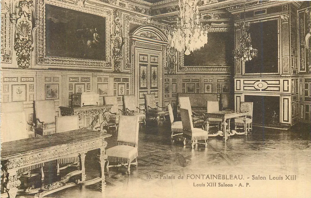 Schloss FONTAINEBLEAU - Salon Louis XIII - Vorderseite