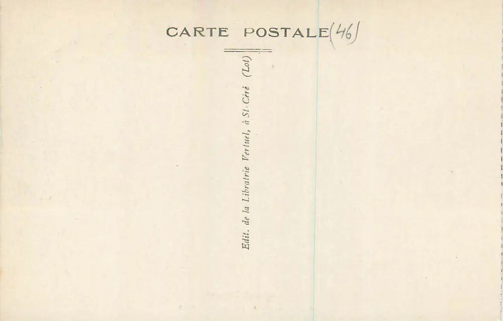 Padirac — O Lago dos Gours — Le Lot Illustré, n°307 - Verso