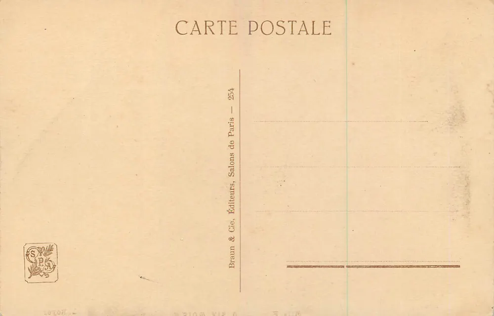 Mille F. . . A SEIS MESES — L. Royer — n° 254 - Verso
