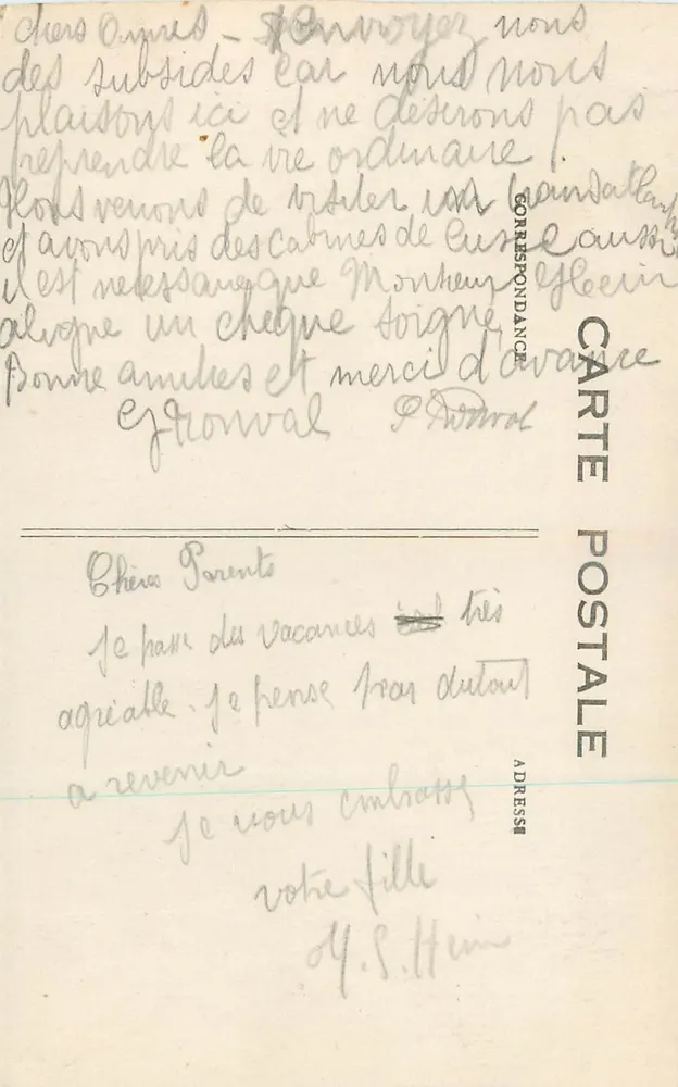 Nice - Havrais. A Hótel The Inn — G.F. Le Haine - Verso