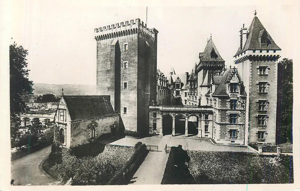 Castelo Henri IV — Torre de Menagem e Entrada — Edições Labouche frères, Toulouse - Frente