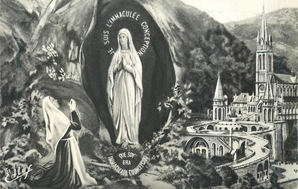 Lourdes — Aparecida de Nossa Senhora — Edição P. Doucet - Frente