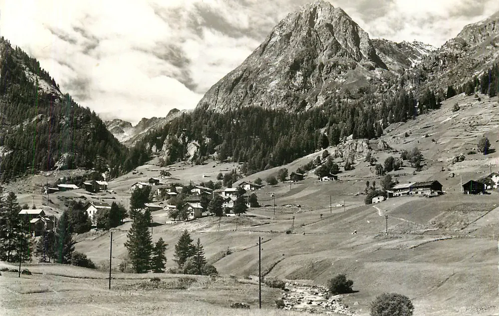 Vallorcine (Alta Saboia) — Vista geral — Cliché Jean Brissaud - Frente