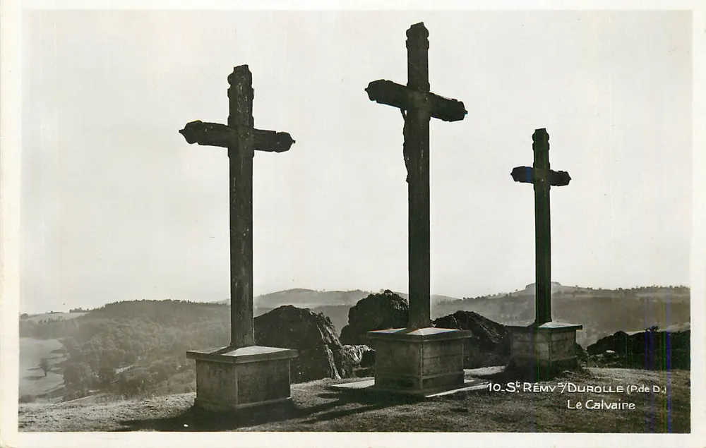 Tre croci del Calvario a Saint-Rémy-du-Rolle — editore Pde D. — n° 10 - Recto