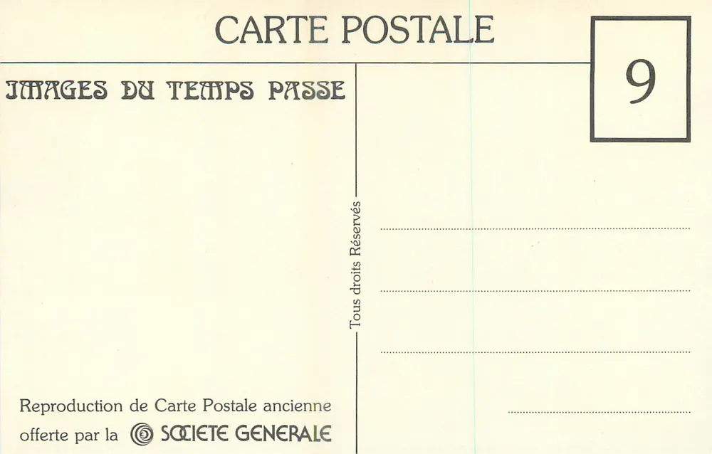 Paryż — Les Halles — Suzanne Frankheuer, C.M. n°459 - Rewers