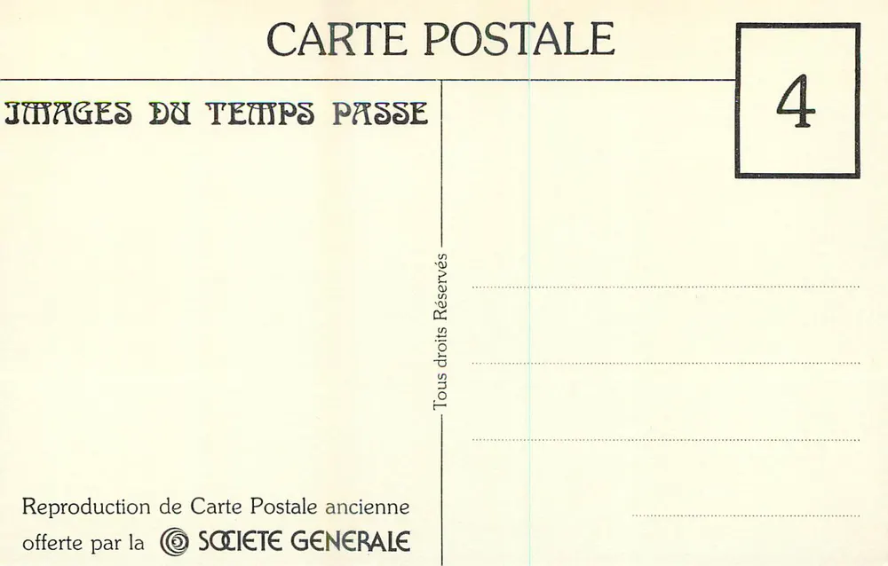 Paris — A Grande Roleta com a Torre Eiffel no fundo — C.M. n°118 - Verso