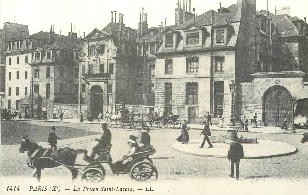 Paris (X°) — A Prisão Saint-Lazare — LL. - Frente