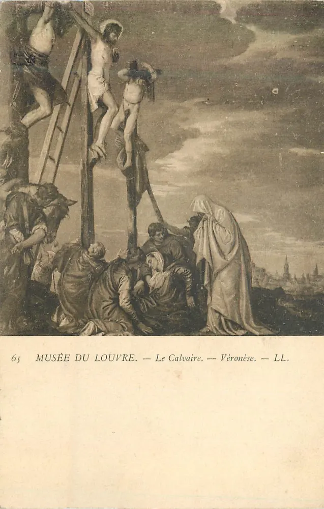 O Calvário — Véronese — Museu do Louvre — n°65 - Frente