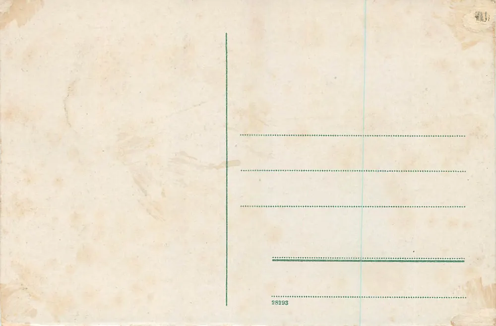 Strasbourg — A Catedral — editor desconhecido, n° de série 38293 - Verso