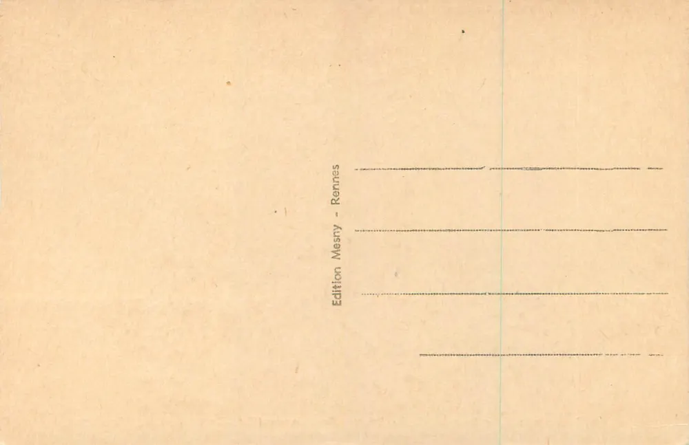 Le Mont-Saint-Michel — Les Remparts (côté Est) — Édition Mesny - Rennes - Verso