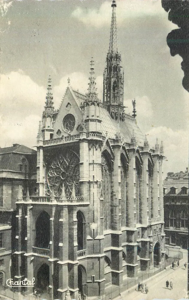 A Santa Capela — Paris — Éditions Chantal, n° 468 - Frente