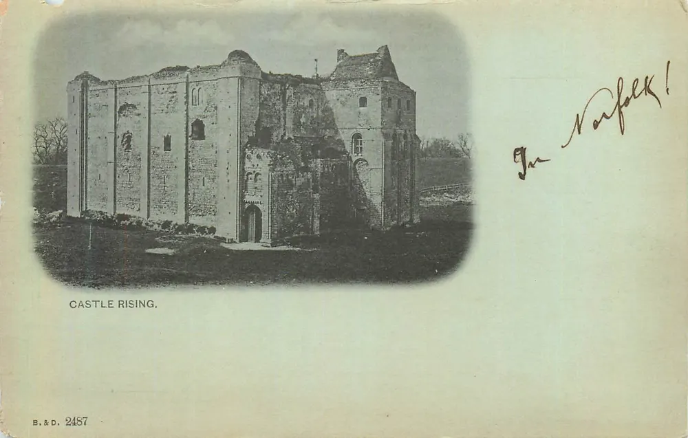 Castelo de Rising — Norfolk — B.&D. 2487 - Frente
